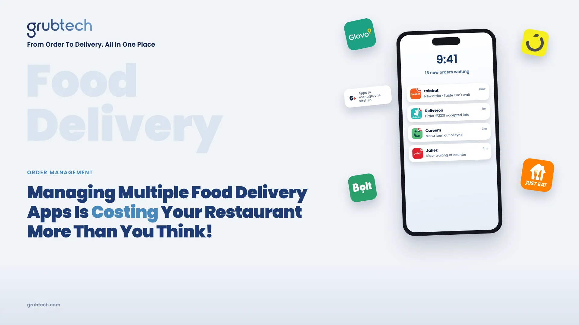 The Five-Tablet Problem: Why Managing Multiple Food Delivery Apps Is Costing Your Restaurant More Than You Think